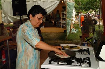 Shukrieh Raad cooks.