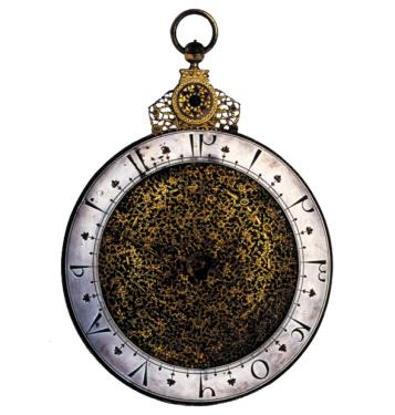 Mid-17th century clock.