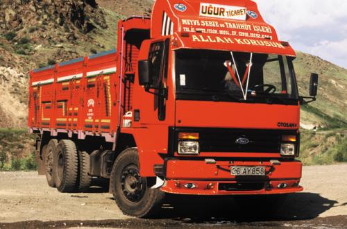 Trucks with painted prayers today travel the ancient silk roads of Turkey.
