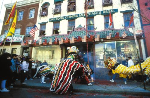 Chinatown celebration in the United States