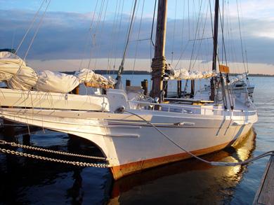 Skipjack restoration work
