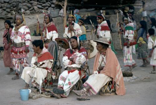 Wixárika shamans or marakames sit in special chairs called uwenes.