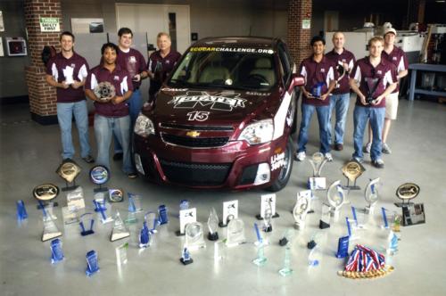 Mississippi State University&rsquo;s EcoCAR has received many national awards.
