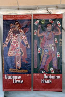Participant Nondumiso Hlwele&rsquo;s body maps reveal her personal experiences living with HIV.