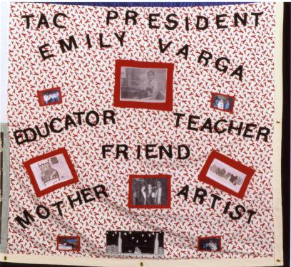 Panel made for Emily Varga by Ada Catapano and the AIDS Collective, block 05451