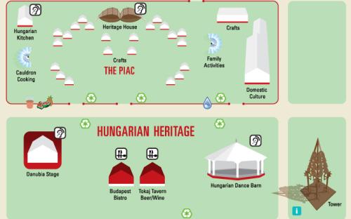Map of the program site