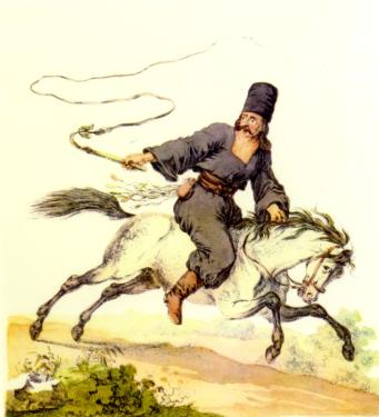Horse wranglers (csikós) were rarely without a leather whip in hand.  