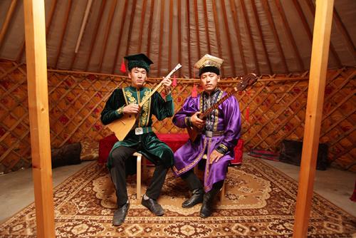Virtuoso musicians Dmitriy Sharayev and Viktor Batyrovich Okchayev are among the many young people who are leading a revival of the Kalmyk language and culture in the Republic of Kalmykia in the Russian Federation.