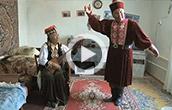Nyamin Songajieyavich Manjieyev and Nina Kochayevna Manjieyeva at their home in Komsomolsky