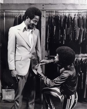 During the 1970s, Rufus Isley&rsquo;s Mr. Man shop catered to a well-dressed, upscale African American clientele in Washington, D.C. These photos are from his scrapbook and document the years that the shop operated under his ownership.