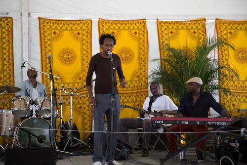Kadir Roba Duba (Kadir Kotola) performs at the Watering Hole.