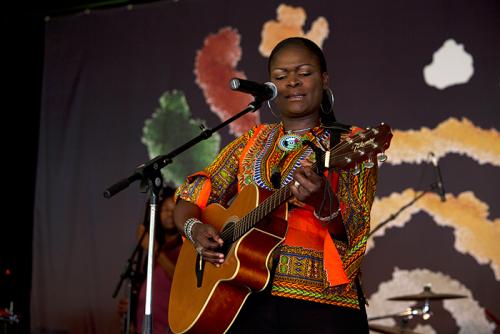 Susan Adhiambo Owiyo (Suzanna Owiyo) takes over the Ngoma Stage.