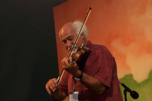 Michael Doucet at the 2009 Folklife Festival. 