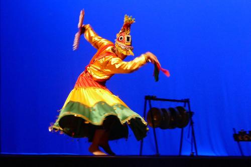 Kulintang dancer Brian Sagayan. 