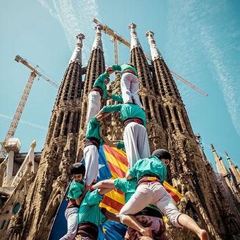What Does a 36-Foot-Tall Human Tower Have to Do With Catalan Independence?