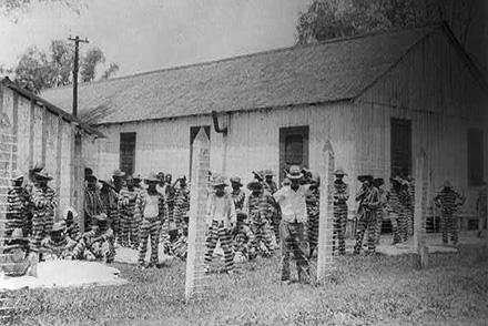 Angola Prison with Lead Belly in the foreground