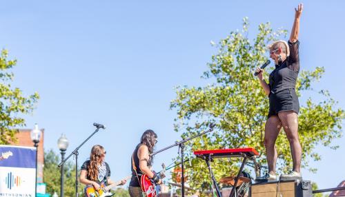 The OSYX perform in Lamont Park