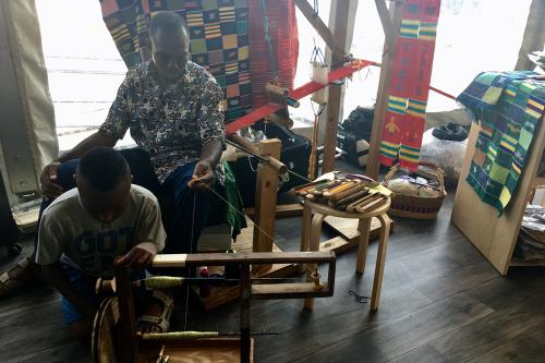 Crafts of African Fashion workshop at the Smithsonian Folklife Festival