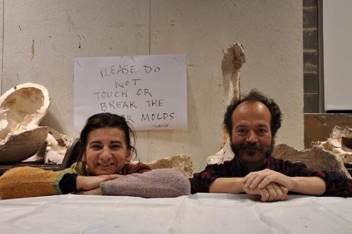 Catalan artists Neus Hosta and David Ventura 