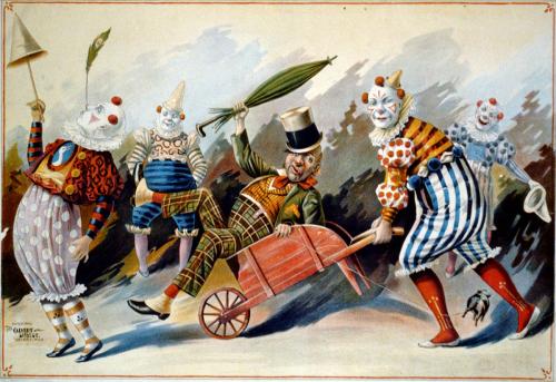 Five Circus Clowns