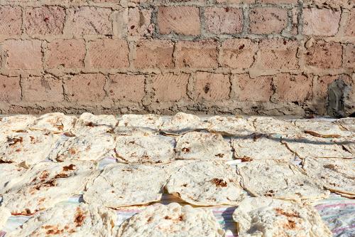 Making lavash in Yeghvard, Armenia