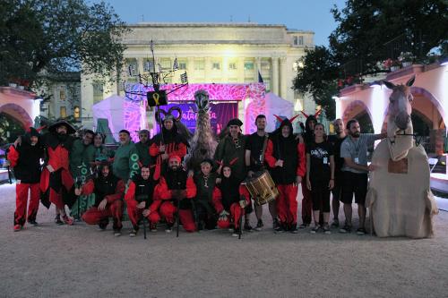 Catalonia mulassa (mule) at the Smithsonian Folklife Festival