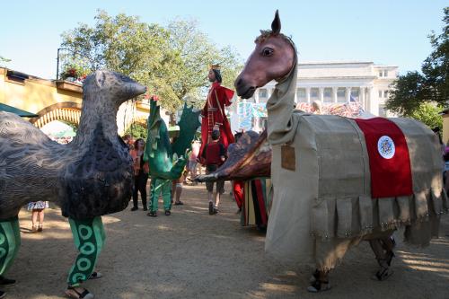 Catalonia mulassa (mule) at the Smithsonian Folklife Festival