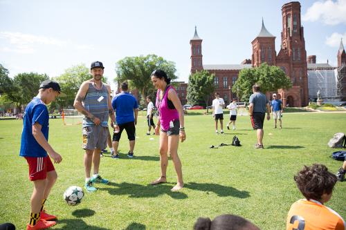 Soccer on the Mall