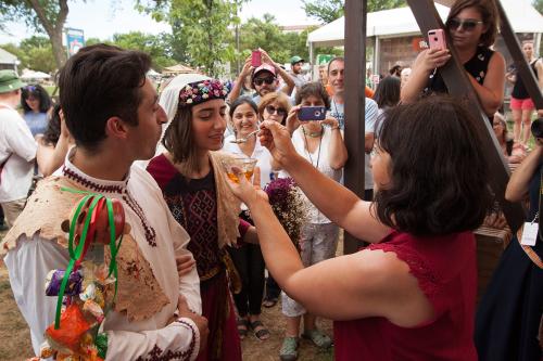 Armenian wedding ceremony at the 2018 Smithsonian Folklife Festival
