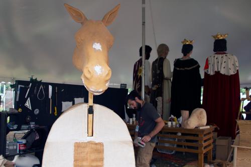 Catalonia mulassa (mule) at the Smithsonian Folklife Festival