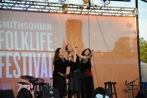 Zulal at the 2018 Smithsonian Folklife Festival