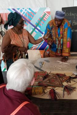 Crafts of African Fashion workshop at the Smithsonian Folklife Festival