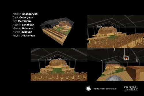 AutoCAD rendering for Hatsatun foodways venue by TUMO students