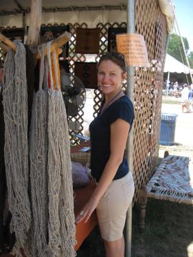 SIMA student Catherine Nichols participated in the Mexico program at the 2010 Smithsonian Folklife Festival. Photo by Aimee Douglas, Smithsonian Institution