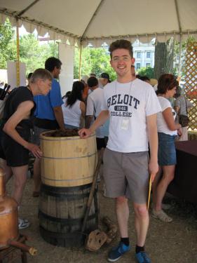 SIMA student Alex Marr participated in the Mexico program at the 2010 Smithsonian Folklife Festival. Photo by Aimee Douglas, Smithsonian Institution