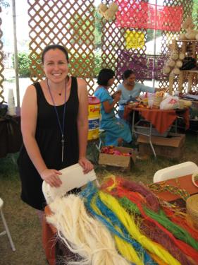 SIMA student Amy Carattini participated in the Mexico program at the 2010 Smithsonian Folklife Festival.