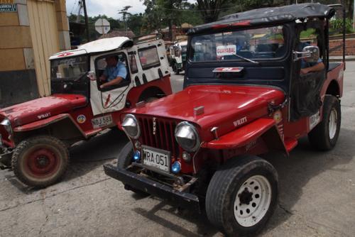 Retrofitted jeeps, photo by Cristina Diaz-Carerra, Smithsonian Institution