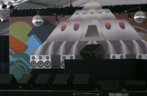 A model of George Clinton’s Mothership has been spotted in the Panorama Room.