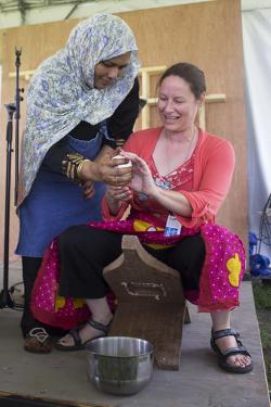 Photo by Akea Brown, Ralph Rinzler Folklife Archives and Collections, Smithsonian Institution