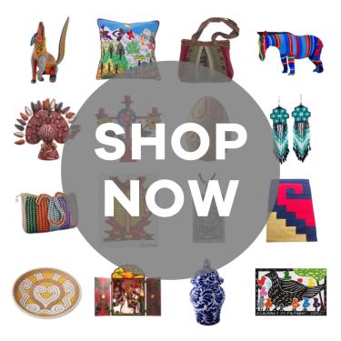 Grid of 16 craft products with button text: SHOP NOW.