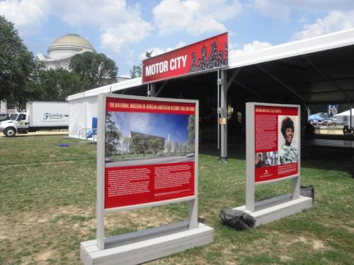Setting up signs