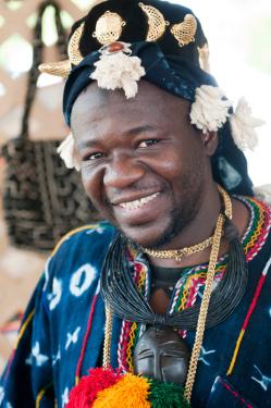 Peace Corps Baba (Oumar Cissé), founder of the bead museum Farafina Tigne in Mali.