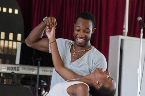 Smooth and EZ Hand Dance Institute perform on the Motor City Stage.