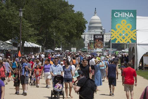 Visiting China and Kenya on America's Front Lawn.