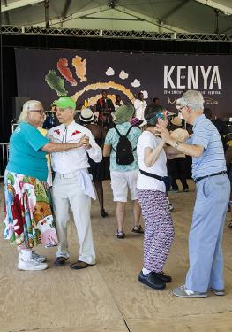 Hitting the Ngoma dance floor with Kenge Kenge.