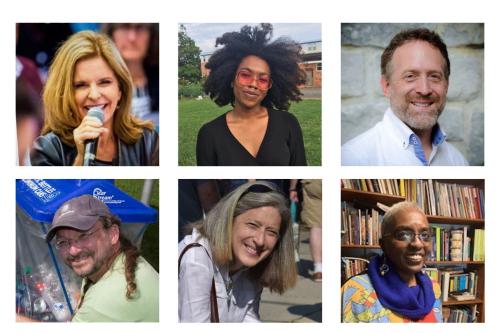 Grid of six headshots.